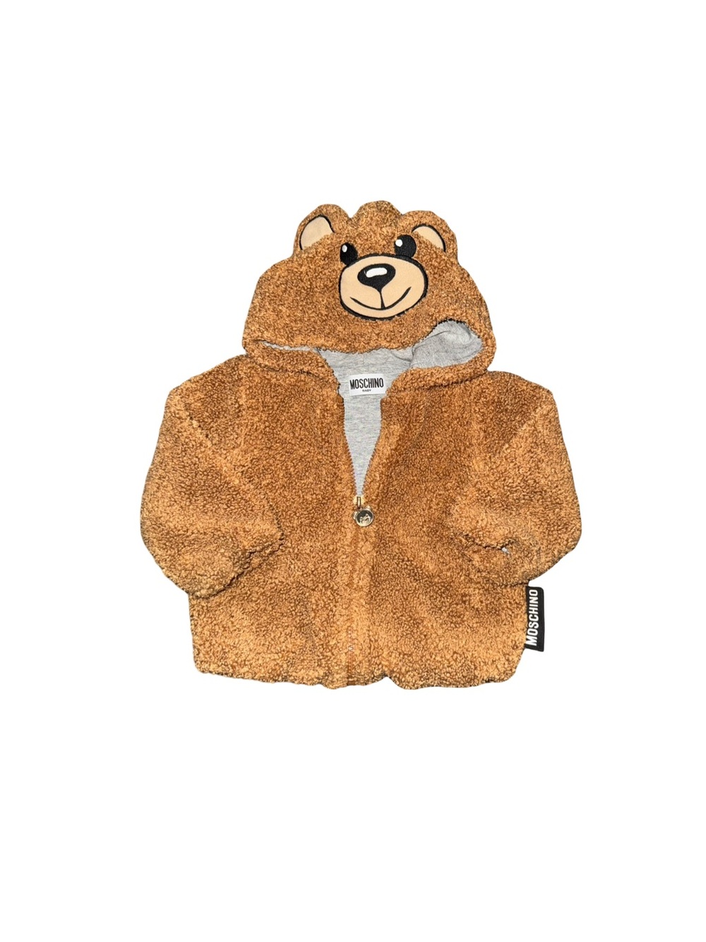 Authentic Moschino teddy bear jacket size‎ 9-12 month